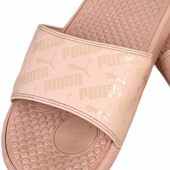 Puma Slides Pink Size 8 - Picture 6 of 10